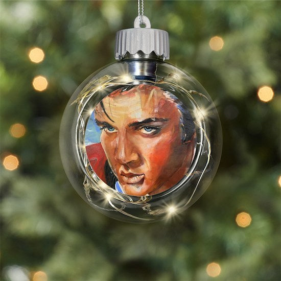 Elvis Blue Christmas by Tarantola Art