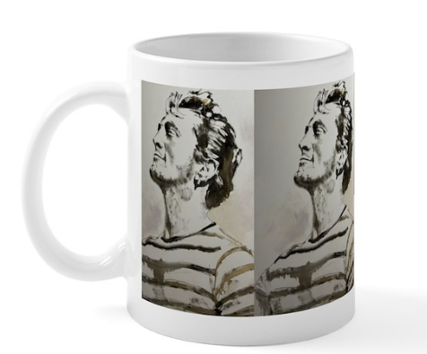 Kirk Douglas Mug by Tarantola Art