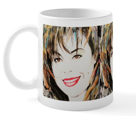 Paula Abdul Mug by Tarantola Art